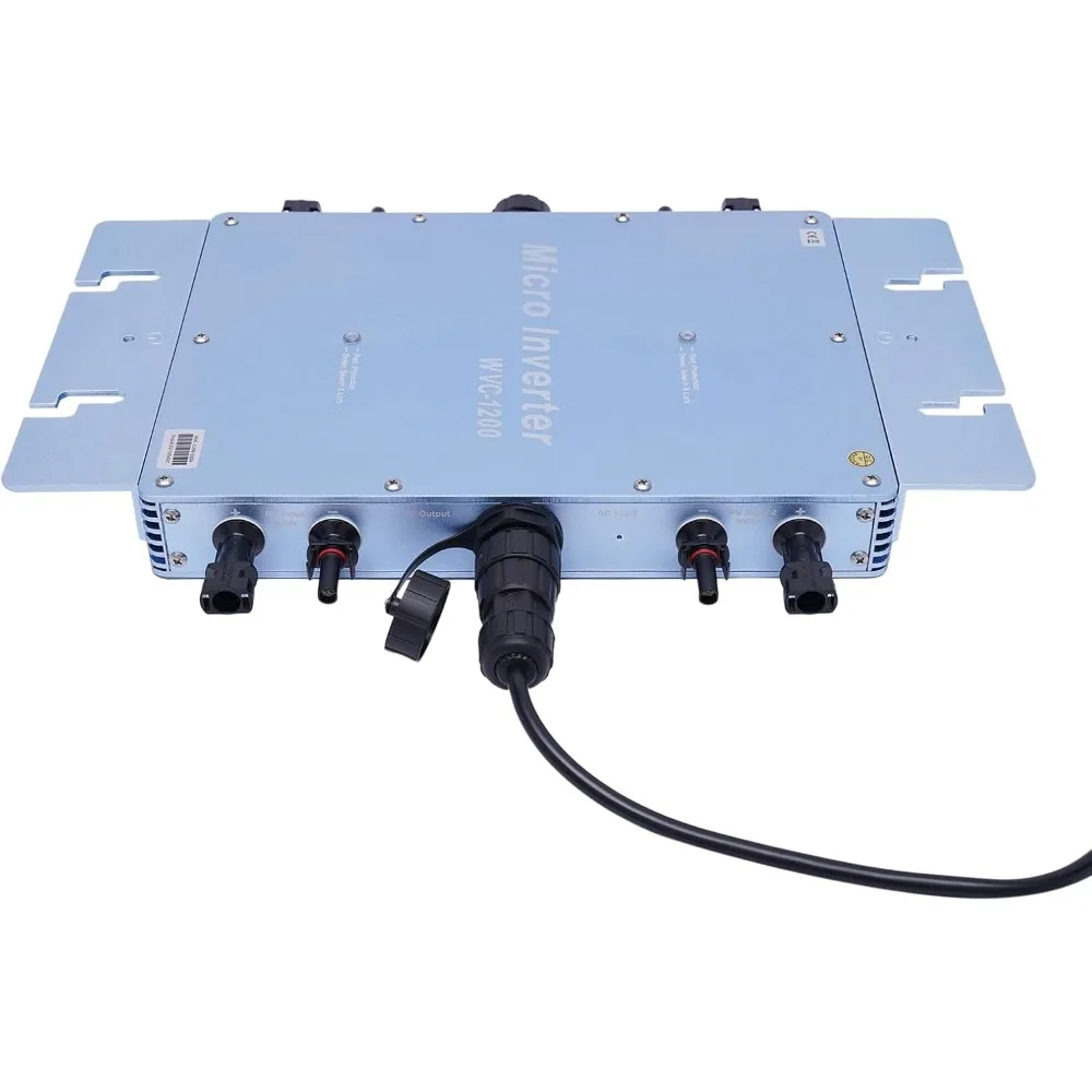 Solar-Netzwechselrichter, WVC-1200W LCD, MPPT, hoher Wirkungsgrad, EU-Standard, für Solarmodule, Heimsysteme, Mikrowechselrichter Image