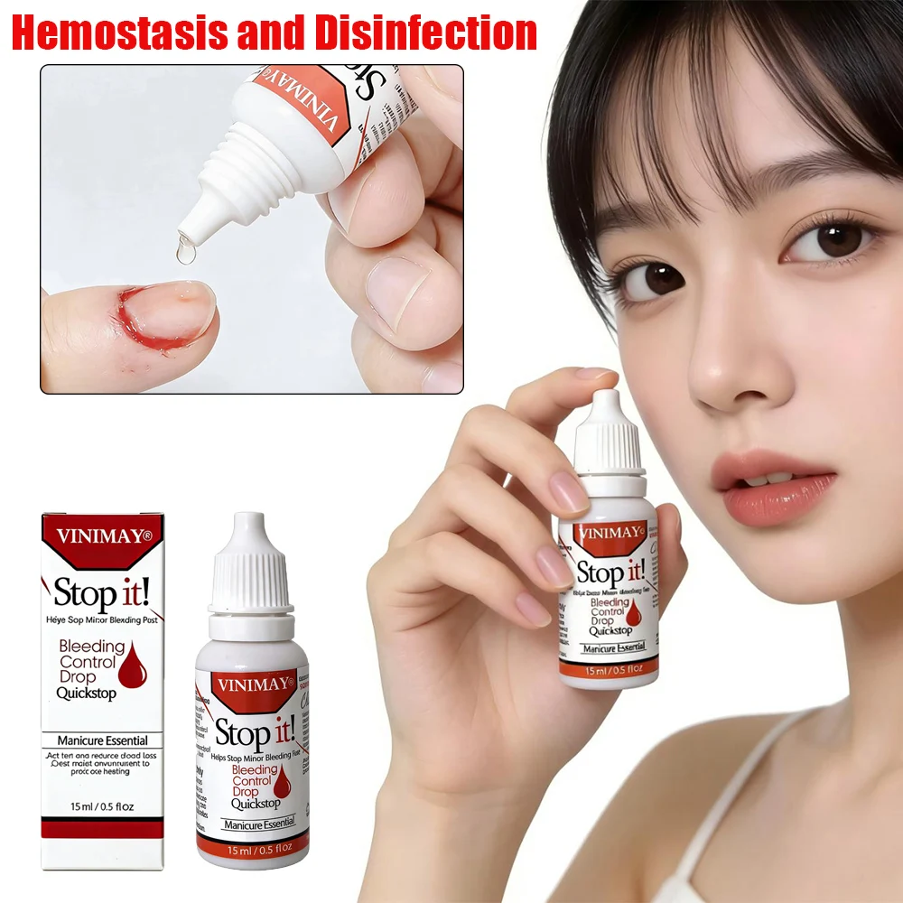 Sicheres, ungiftiges Nagel-Hämostase-Mittel, Wunddesinfektions- und Sterilisationsflüssigkeit für zu Hause Image