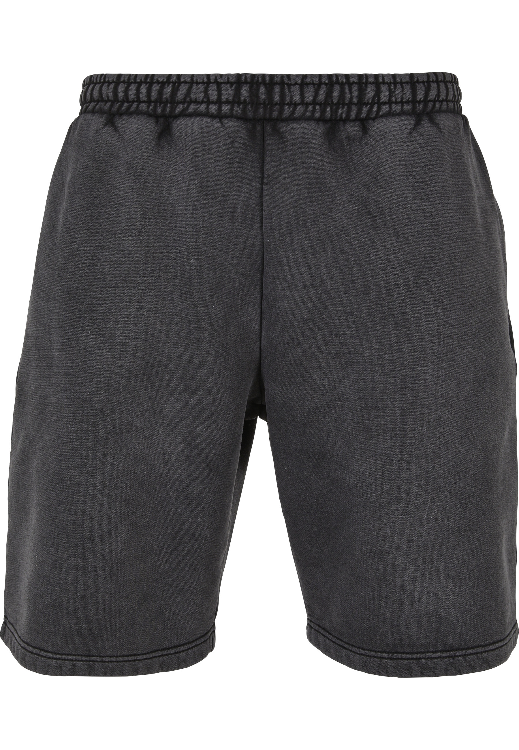 Sweatshorts URBAN CLASSICS "Urban Classics Herren Heavy Stone Washed Sweat Shorts", Herren, Gr. XL, US-Größen, schwarz, 70% Baumwolle, 30% Polyester, unifarben, relaxed fit, Hosen Sweatshorts Image