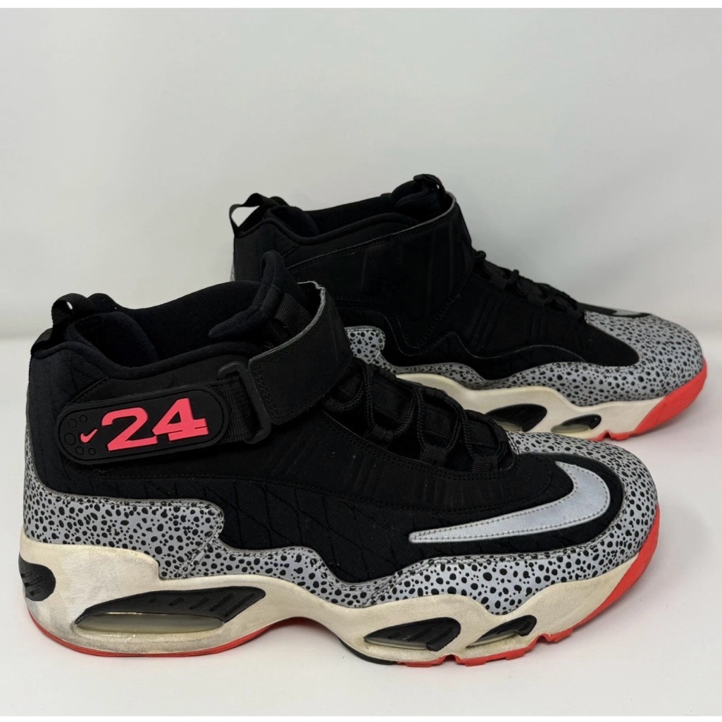 Nike Shoes | 2013 Mens Nike Air Griffey Max 1 "Safari" Premium Shoes! Size 14 | Color: Black/Gray | Size: 14