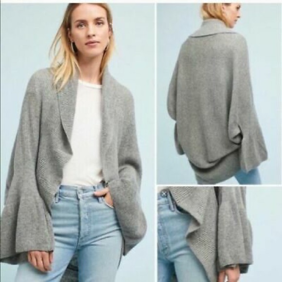 Anthropologie Sweaters | Anthropologie Cocoon Cozy Cardigan | Color: Gray | Size: O/S