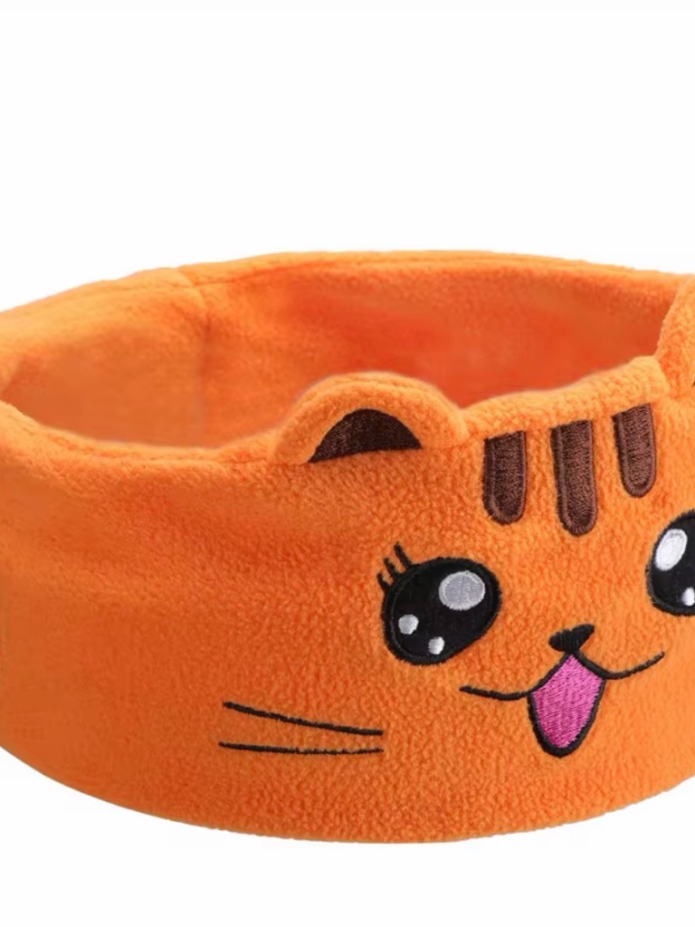 Nike Headphones | Head Band Headphones, On-Ear Headphones With Cat Face And Bird Faces | Color: Orange/Pink | Size: Os