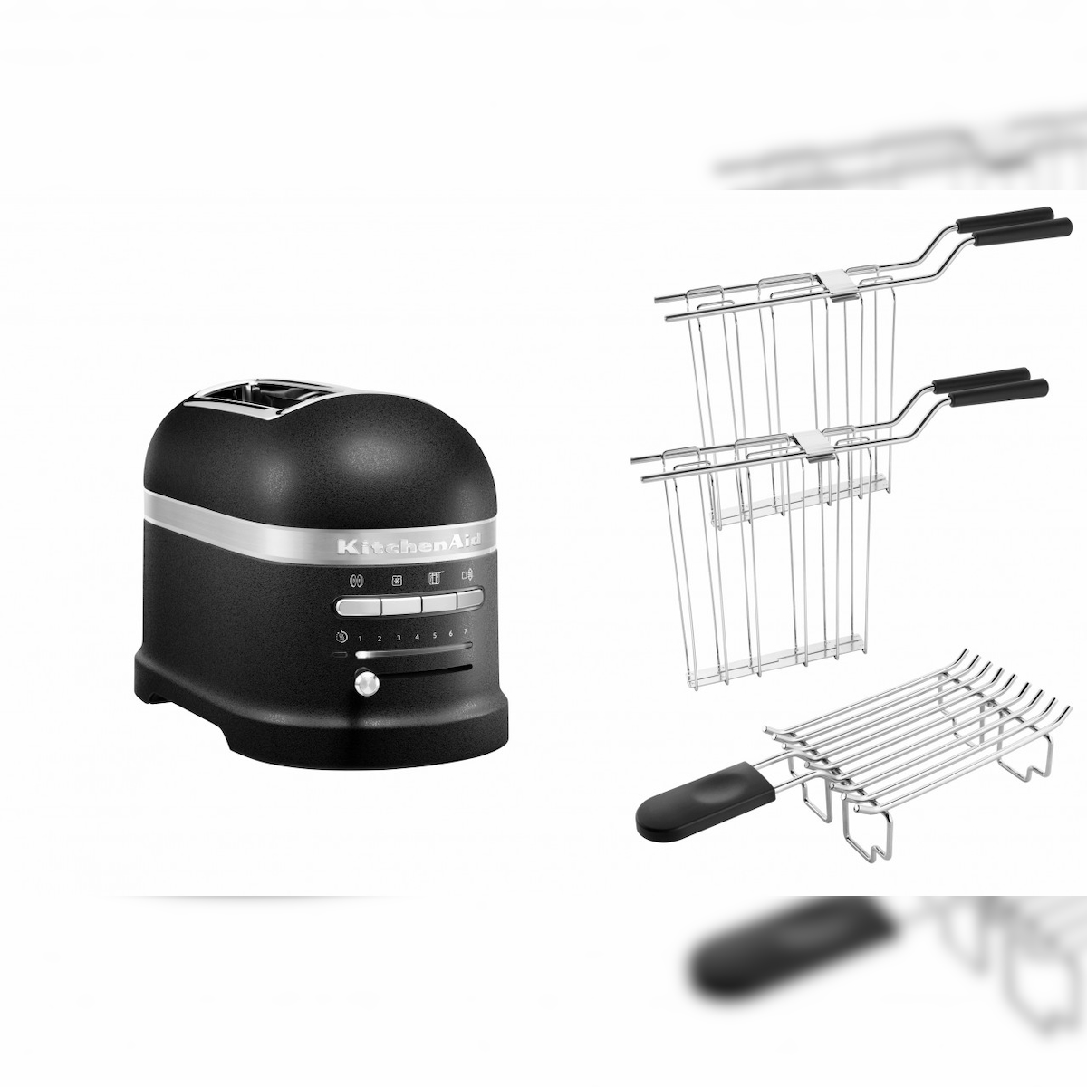 KitchenAid Set 2, 2-Scheiben Toaster Artisan 5KMT2204 Gusseisen Schwarz Image