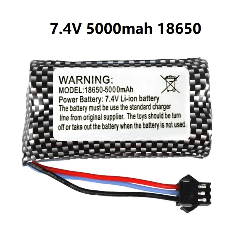 Caricabatterie 7.4V 5000mAh per Auto Telecomandata MN82, Batteria MN128 MN78 LC79 per Auto RC Acrobatica con Sensore di Gesto SM3p
