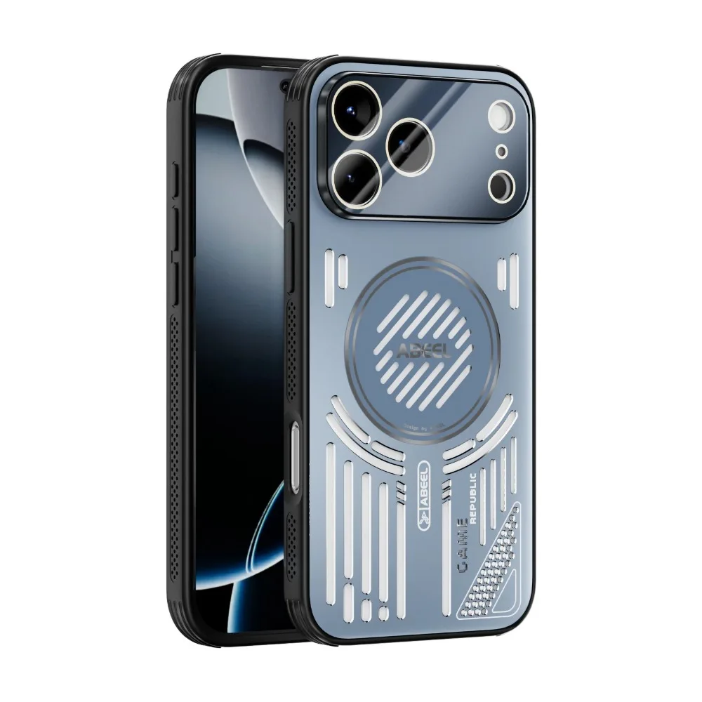 Modische, personalisierte, dünne Wärmeableitungs-Telefonhülle für iPhone 17 Air Pro Max, Anti-Drop, magnetische kabellose Ladung, schützende Hülle Image