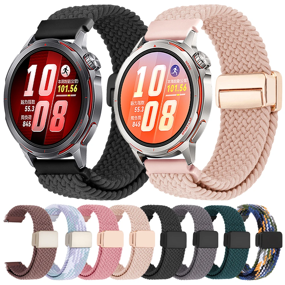Magnetverschluss-Armband 20mm 22mm Nylonband für HUAWEI GT Runner 2/GT 6 5 4 3 2 46mm 42mm Huawei Watch 5 4 3 Pro Ersatzarmbänder Image