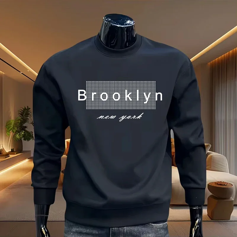 Neue 2026 Mode-Qualität Bestseller Frühling Herbst Sport Bequeme Lässige Herren-Sweatshirts Bedruckte O-Neck Tops für Jogging und Outdoor Image