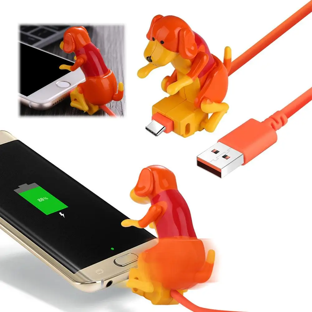 Universelles Rogue Dog Datenkabel Typ-C Kabel Lustiges Hüpfendes Niedliches Sport-Welpen-Ladekabel Kreative Geschenke Image