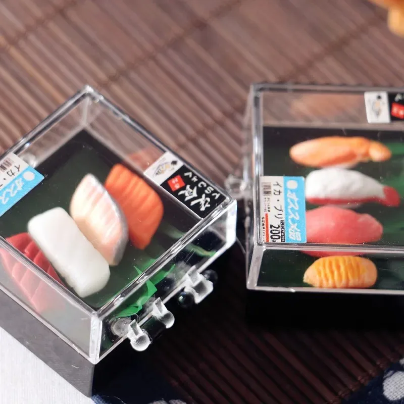 1 Set süßes Mini-Miniatur-Puppenhaus mit japanischem Sushi-Essen für Puppenhaus-Küchenzubehör, Spielzeug Image
