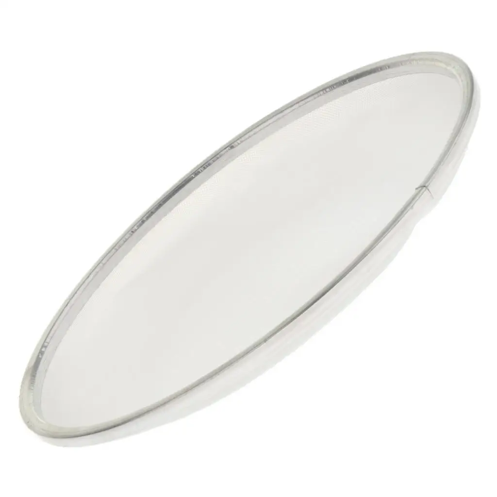 Geräuschloser Mesh-Trommelkopf Weißer Bassdrum-Schlagzeugfell Doppelschichtiger Aluminiumrahmen für Elektronisches Schlagzeug Musikinstrument-Übung Image