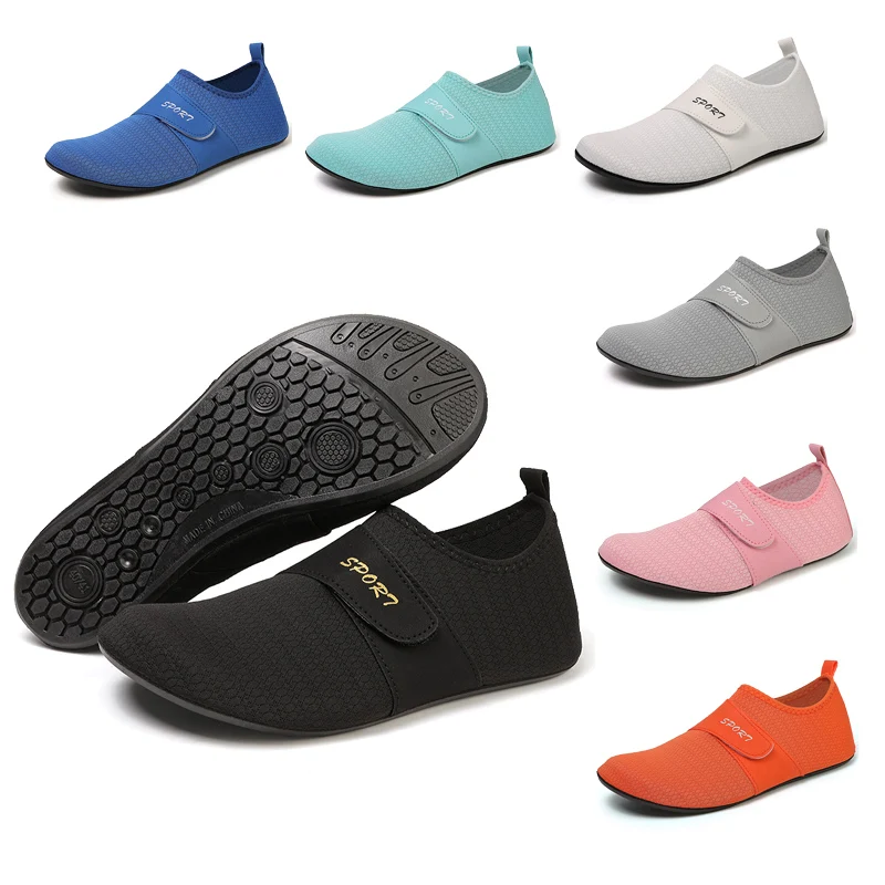 Herren Damen Schnelltrocknende Aqua-Schuhe Wasserschuhe Playa Yoga-Socken Slip-on Rutschfeste Sommer-Strandschuhe Outdoor-Strandsandalen Image