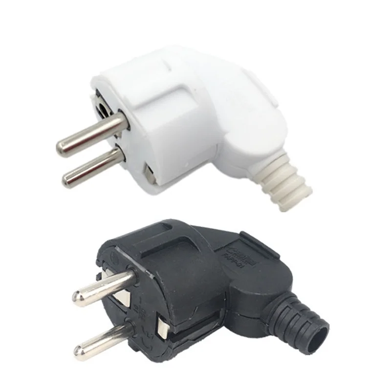 4,8 mm EU-Stecker, männlicher Ersatzadapter, Steckdosen, wiederverdrahtbar, 250 V, 16 A, elektrische Steckdose für Stromverlängerungskabel Image
