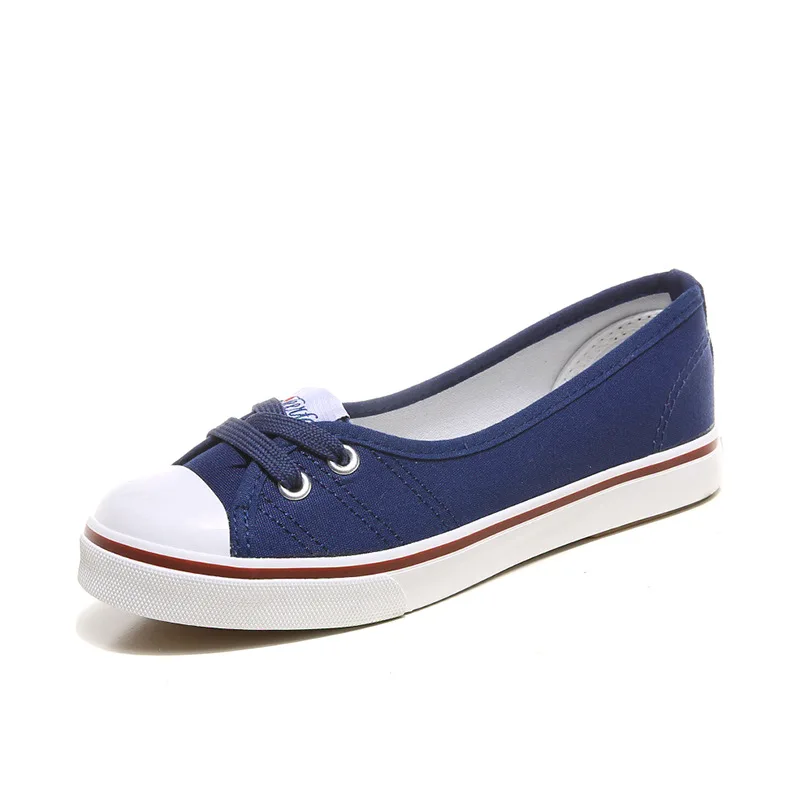 2026 Neue Sommer-Damenschuhe Mode Lässige Canvas-Schuhe Slip-On Damenschuhe Schnürschuhe Flache Sneaker für Damen WSH2131
