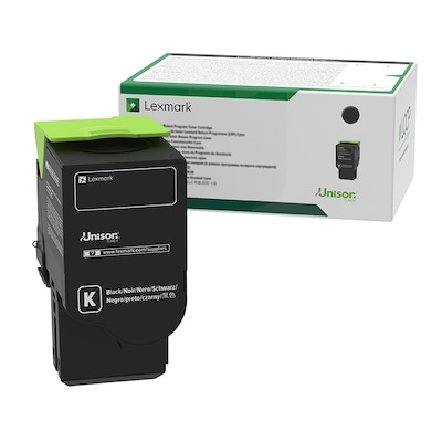 Lexmark 80C2XKE Extra High Yield Corporate Toner Schwarz fuer ca. 8.000 Seiten Image