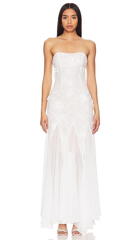 Evadne Gown - White - Elliatt Dresses