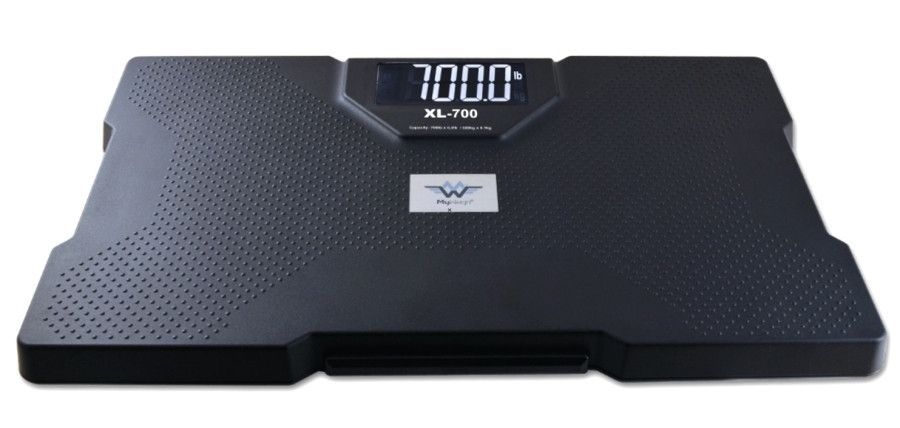 My Weigh Sprechende Personenwaage XL bis 320kg - Diätwaage - Für schwere Sportler und bei Übergewicht Image