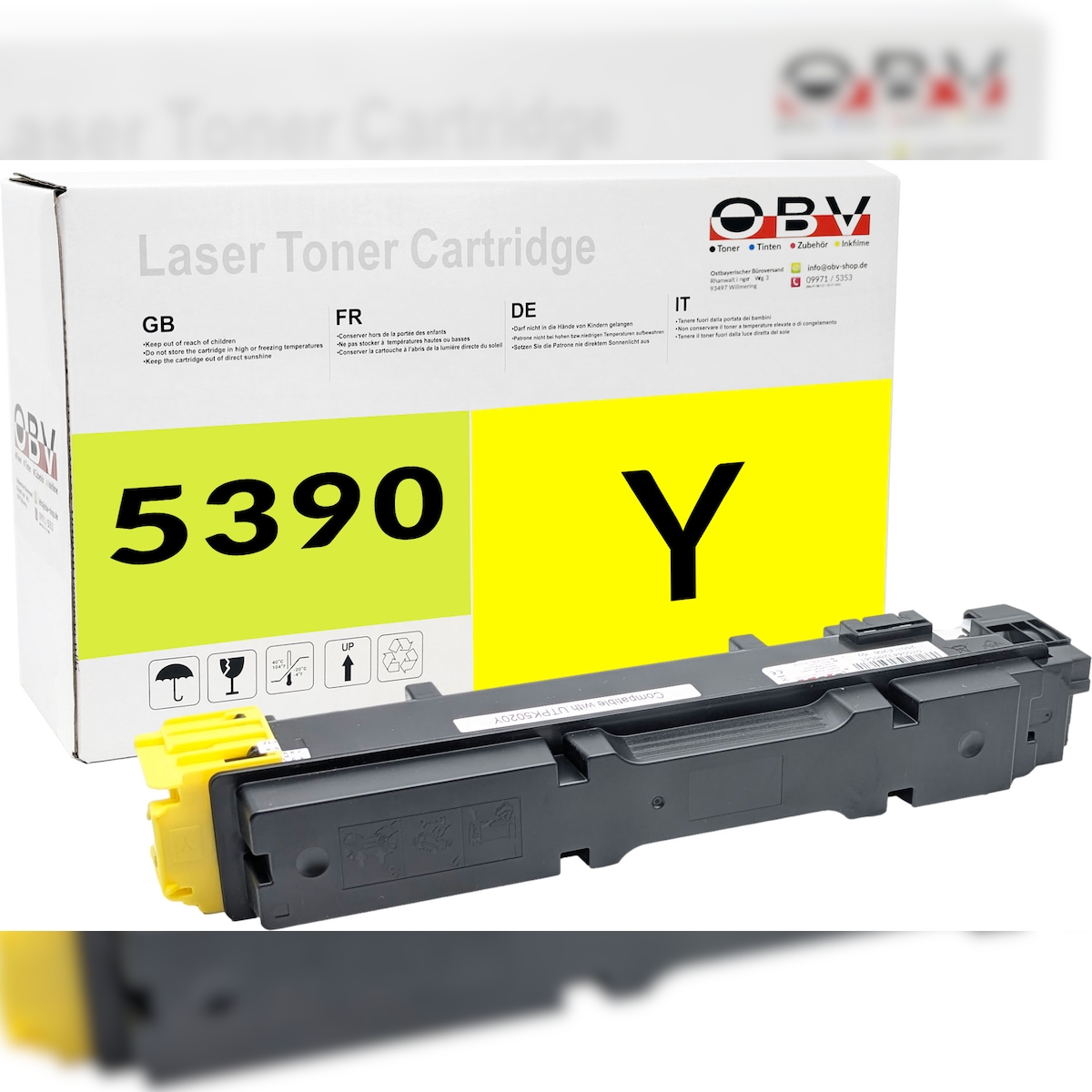 OBV Toner kompatibel für Kyocera 5390 PA4500c Gelb Image