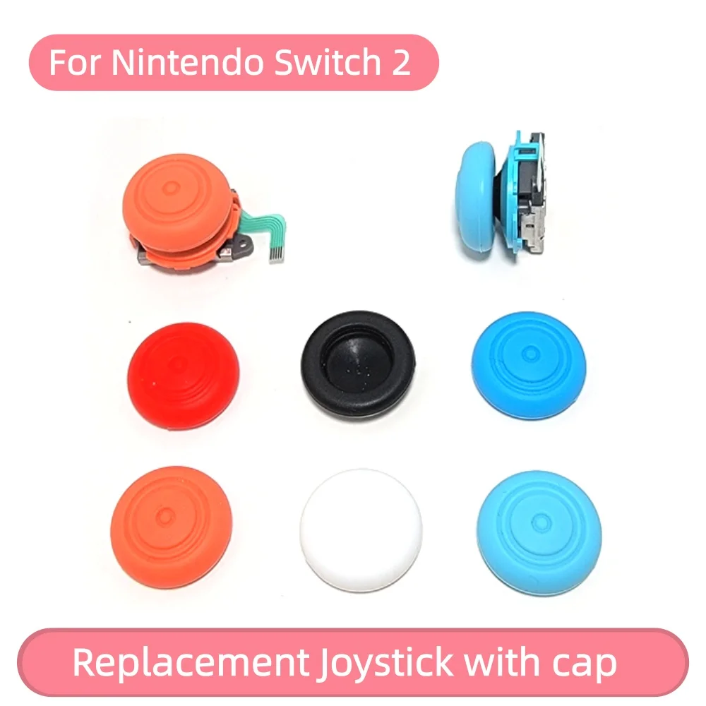 Pour Nintendo Switch 2, manette Joy-Con, joystick ou capuchon de protection en silicone pour joystick SN2, revêtement en caoutchouc, capuchon de protection pour joystick