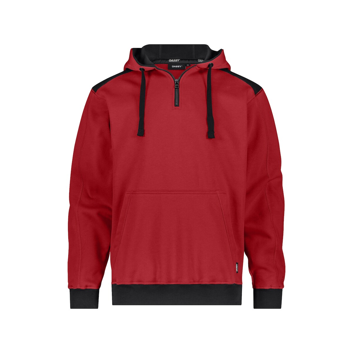 DASSY® Indy Next Kapuzensweatshirt rot/schwarz XS Image