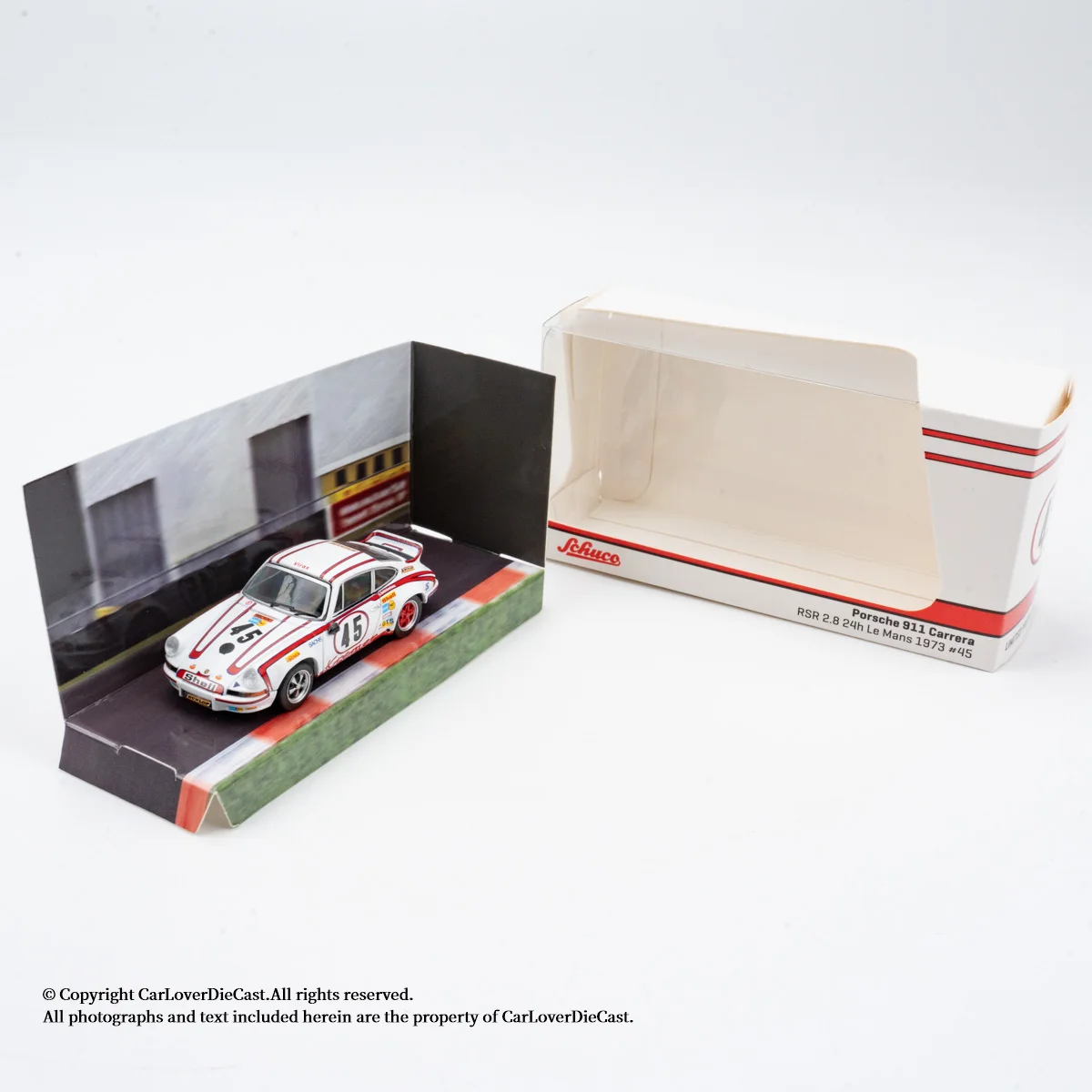 TW 1:64 Porsche 911 Carrera RSR 2.8 24h Le Mans 1973 # 45 Winner Legierung Druckguss-Automodell Sammlerstück Geschenk