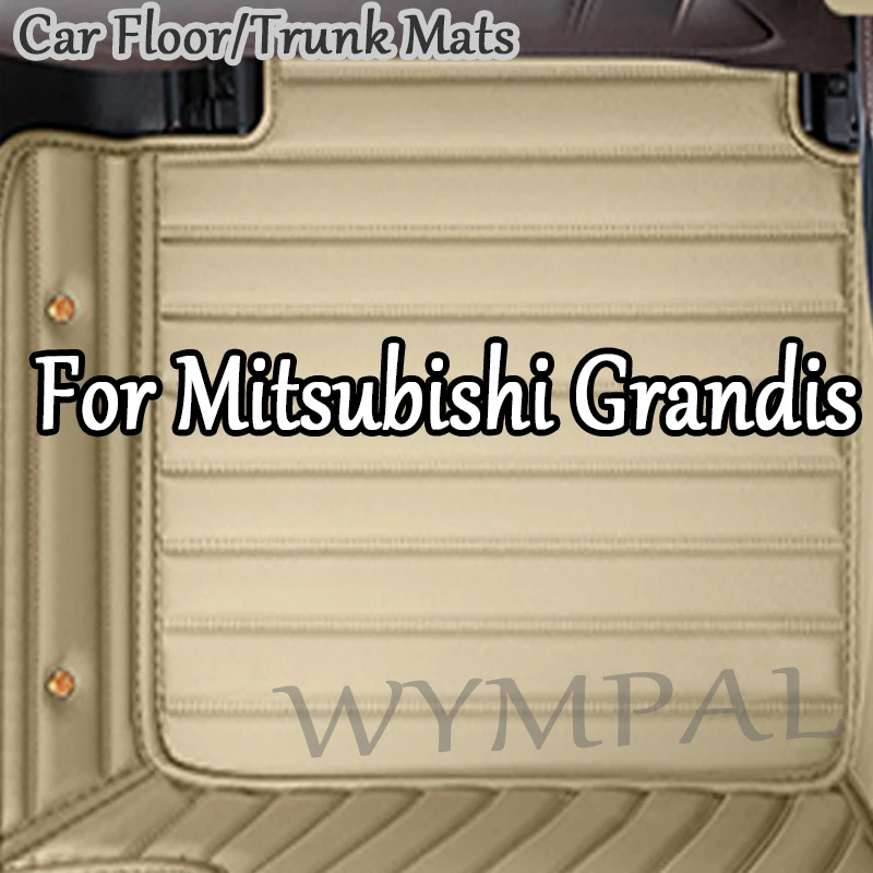 Tappetini per auto personalizzati di lusso per Mitsubishi Grandis 2000 2001 2002 2003 2004 2005 2006-2011 Tappeti per auto Piede Coche Accessori