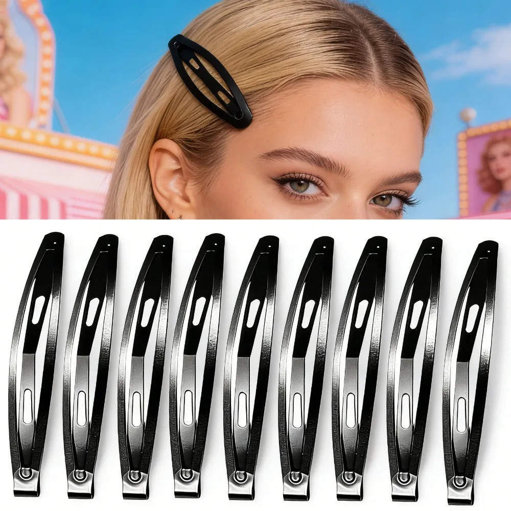 Einfache, wassertropfenförmige Metall-Haarnadel für Damen, Snap BB Haarspangen, Haarstyling-Werkzeuge Image