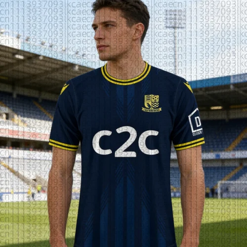 2026 Neues Fußballtrikot Southend United 3D-gedrucktes Athleisure Herren-T-Shirt für Erwachsene – Sommerliches, schnelltrocknendes, weiches und leichtes Strandoutfit Image
