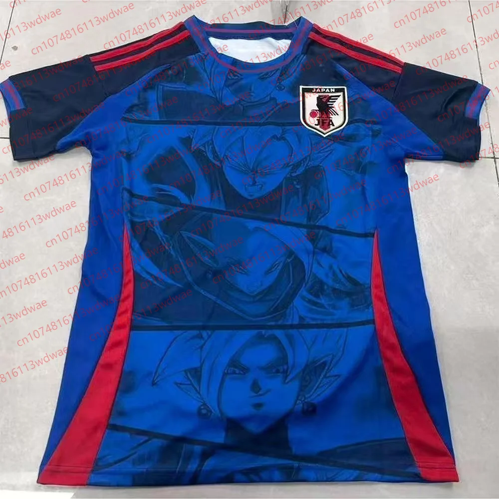 Maglia da calcio Dragon Ball Z Goku Japan per uomo, maglietta da allenamento anime a maniche corte, maglia da allenamento Dragon Ball Goku per uomo