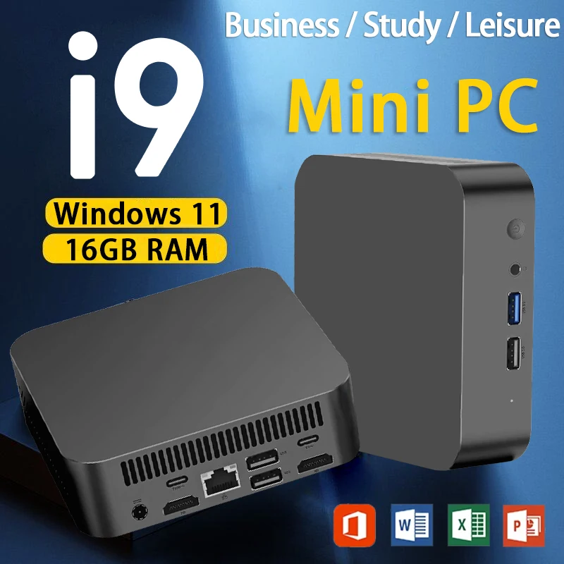 NEW Mini PC Windows 11 Intel Core i7 4510U Core i3 6100U 16GB RAM 1TB 2TB SSD WiFi6 Portable Gaming Computer Office PC Desktop