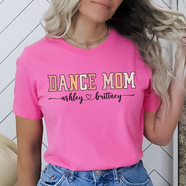 Custom Dance Mom Shirt,Mom Shirt With Names,Personalized Mama Shirt,Custom Mama Shirt,Dance Mom Gift,Mama With Children black 2xl t Shirt