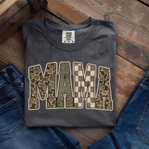 Mama Leopard Print Graphic Tee Casual Mom Shirt yellow l t Shirt