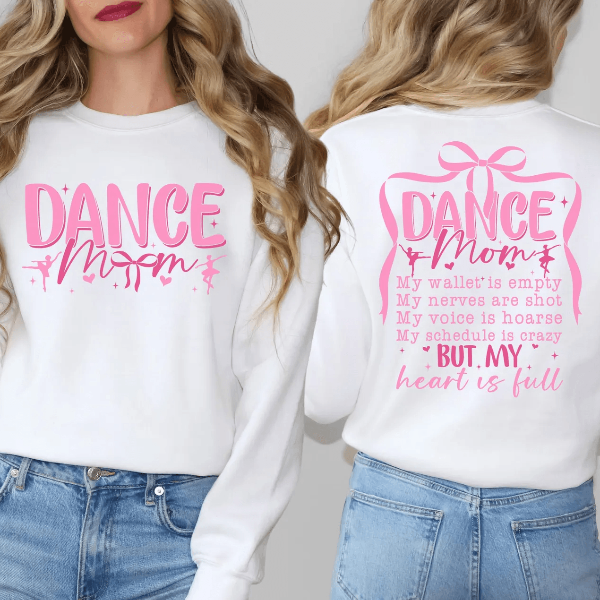Coquette Bow Dance Mom Sweatshirt Hoodie Ballet Mom Gift Cute Dance Mom Apparel light Orange xl t Shirt