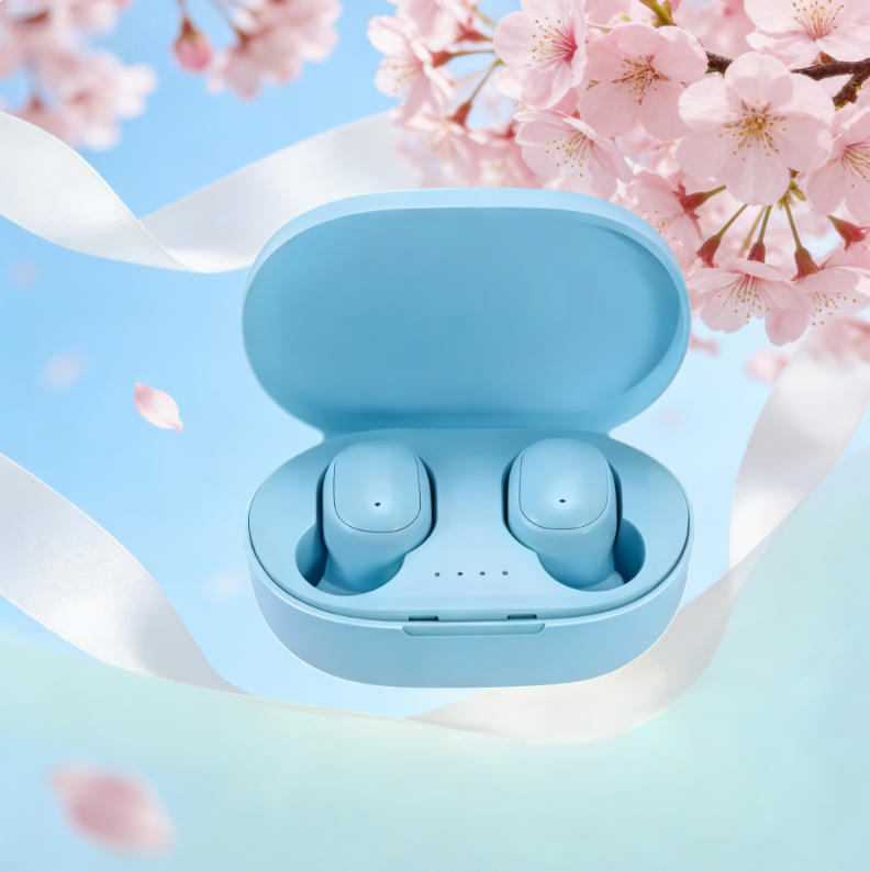 Pro Wireless Earbuds Noise Cancelling TWS Headphones With Hi Fi Stereo & Mic blue