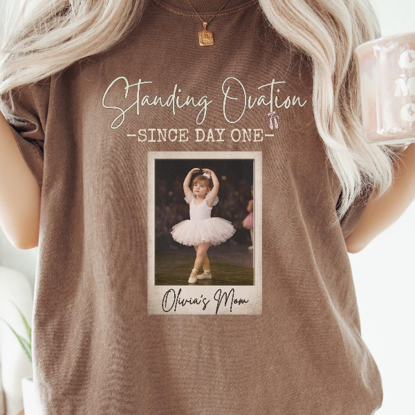Personalized Dance Mom Shirt With Photo Custom Recital Tee white xl t Shirt