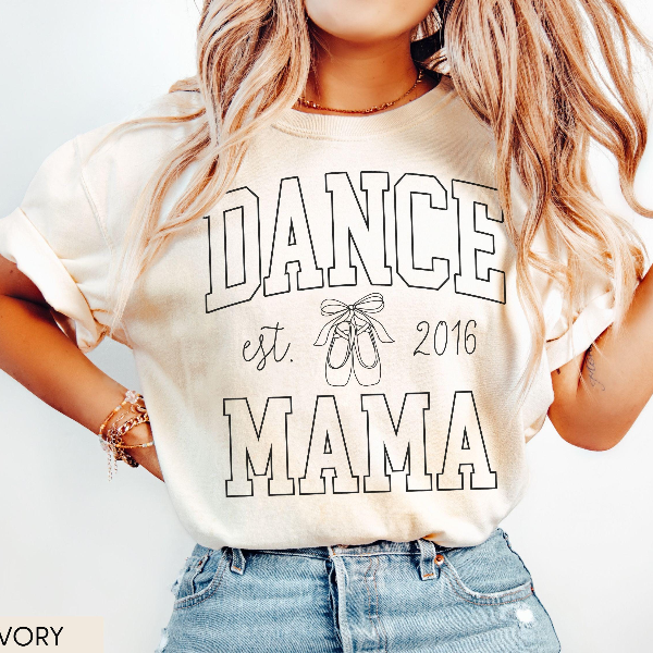 Custom Dance Mom Shirt Comfort Colors, Personalized Dance Mama Tee, Dance Competition Mom Shirt, Ballet Mom Shirt, Dance purple 2xl sweatshirt