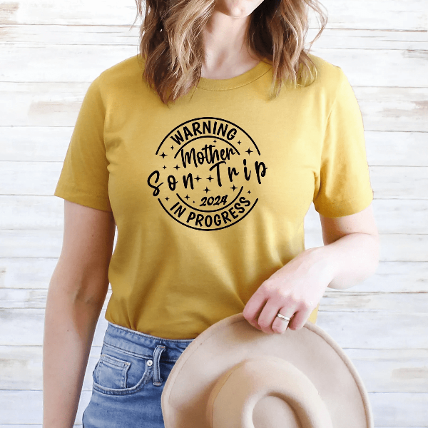 Mother Son Trip 2026 Shirt Personalized Family Vacation Matching Tee navy l sweatshirt