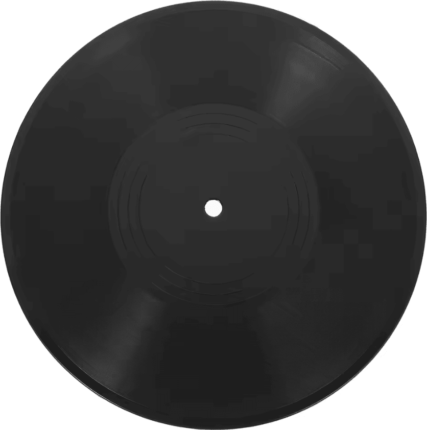 Retro Vinyl Record Wall Decor Classic Vinyl Record Wall Hanging Music Art Ornament black 2