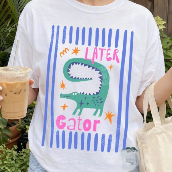 Later Gator Shirt, Sarcastic TShirt, Funny Womens Shirt, Offensive Shirt, Alligator Shirt, Crocodile Shirt, Funny Mom Te blue 2xl sweatshirt