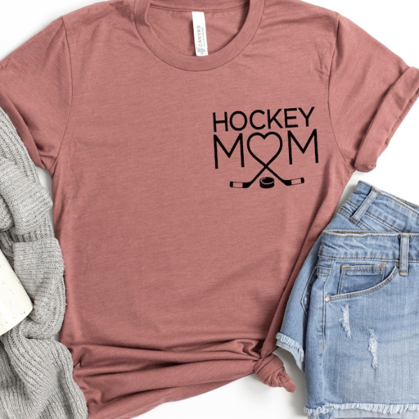 Hockey Mom Shirt Sports Shirt For Moms, Perfect Mother's Day Gift For Hockey Moms white 2xl sweatshirt
