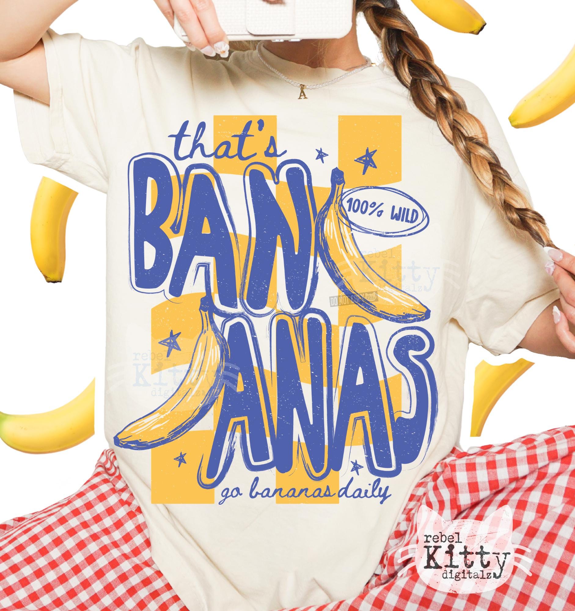 Thats Bananas Shirt Funny Fruit Graphic Tee Cute Summer Outfit Gift red 3xl sweatshirt