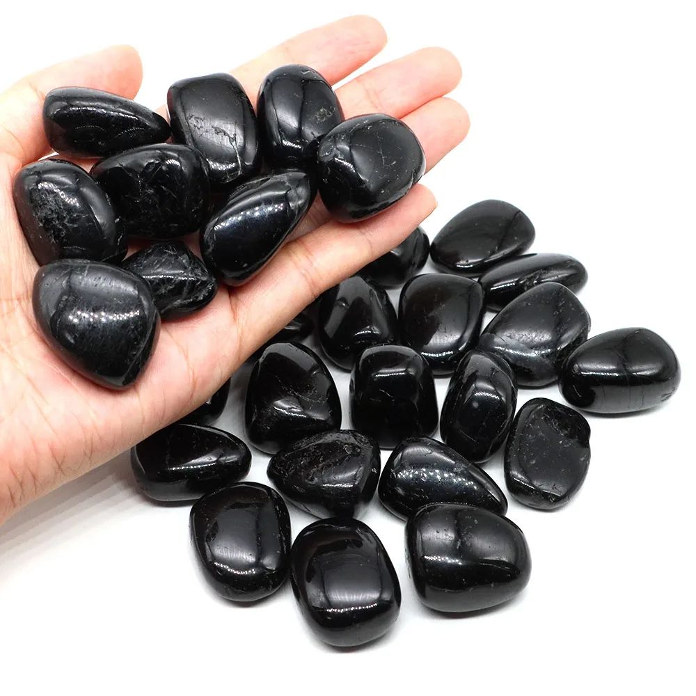 Black Tourmaline Tumbled Stone For Reiki, Meditation And Home Decor black Tourmaline 200g