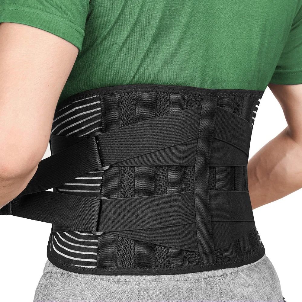 High Stability Lumbar Support And Spine Alignment Belt black xxl