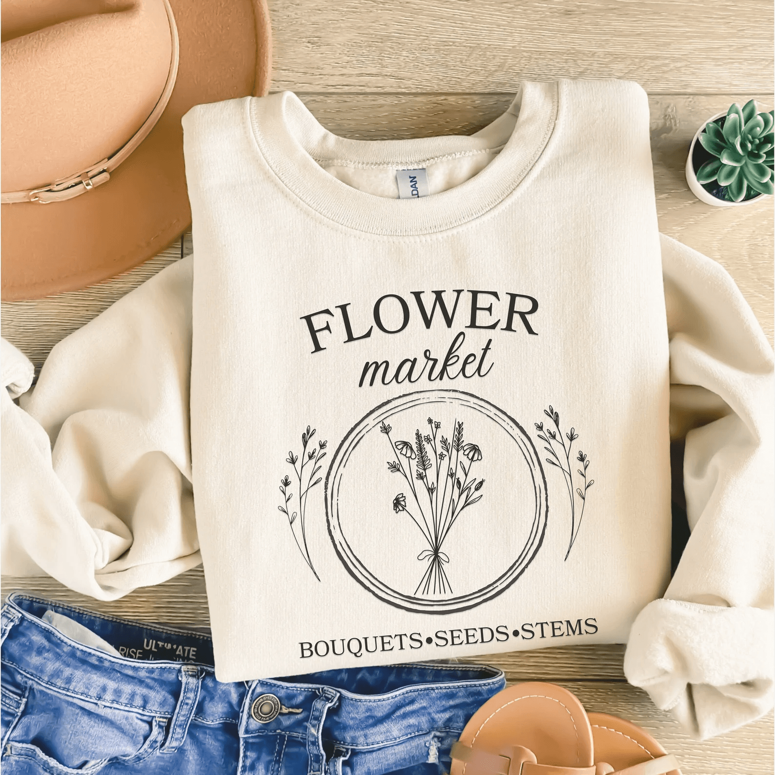 Vintage Pressed Flowers Cottagecore Shirt Boho Wildflower Botanical Tee Garden Lover Gift blue s t Shirt