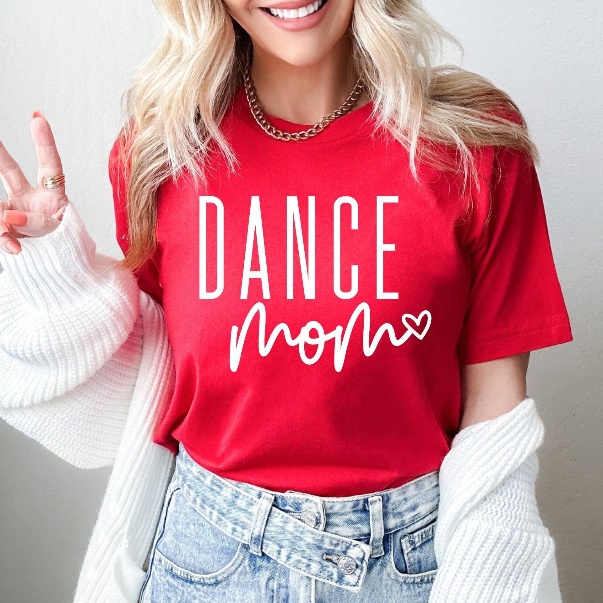Dance Mom Shirt Cute Script Graphic Tee Casual Recital Mom T Shirt Everyday Wear light Blue 2xl t Shirt