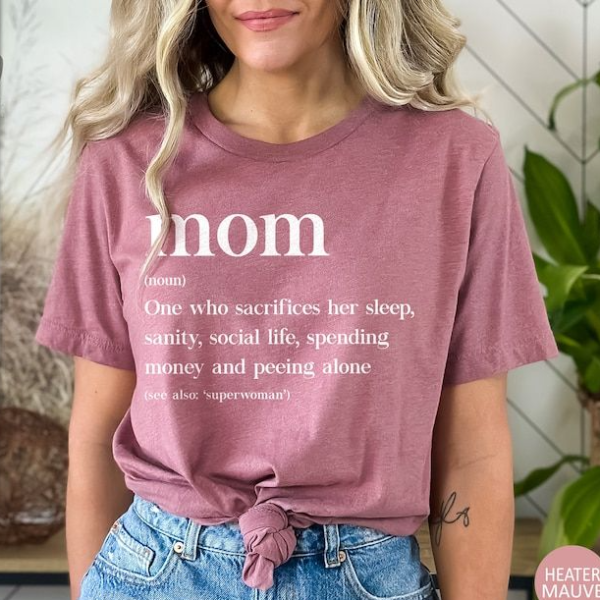 Mom Definition Shirt Funny Mom Graphic Tee Cute Minimalist Mom Life T Shirt lavender Pink 2xl t Shirt