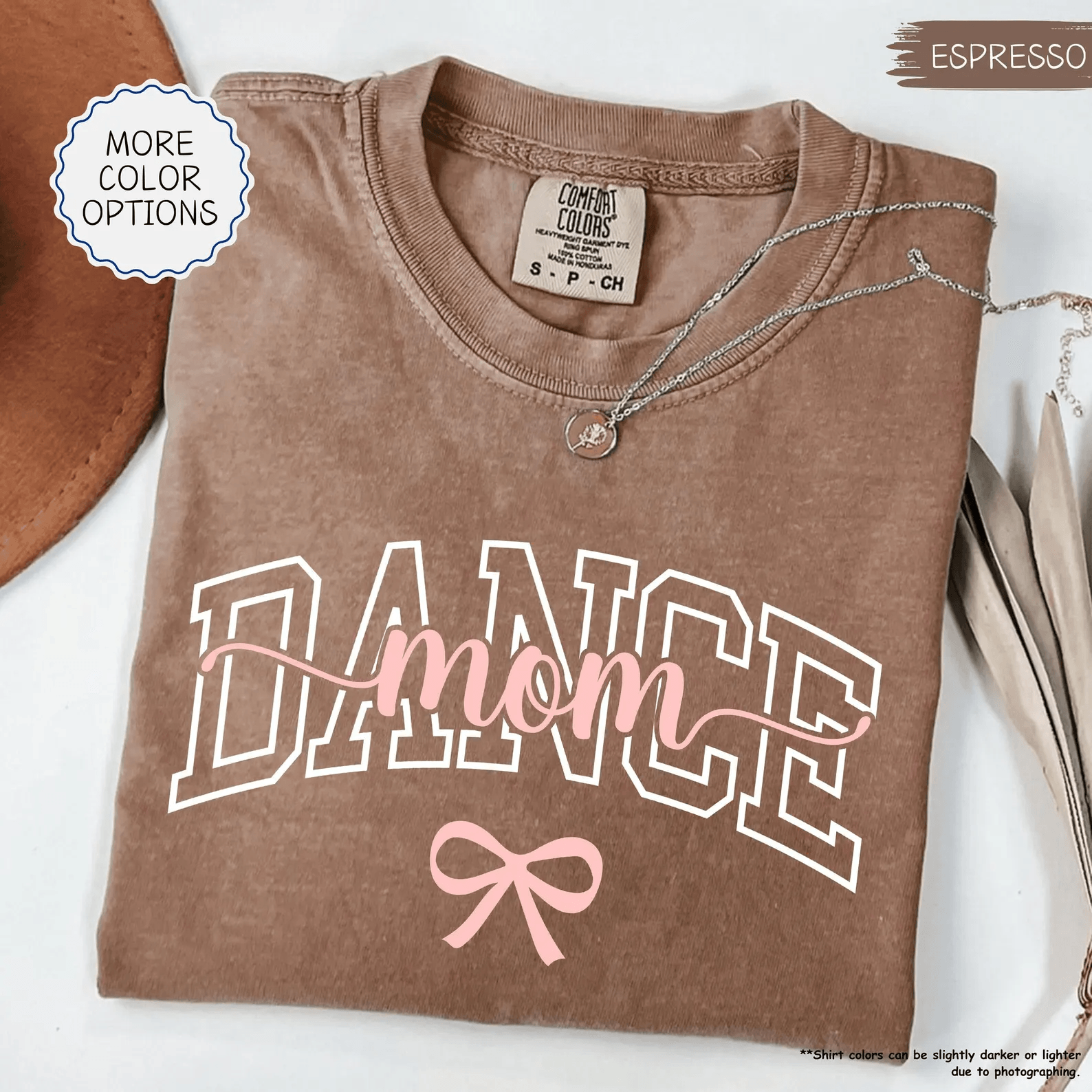 Comfort Colors Dance Mom Shirt Bow Trendy Dance Mama Tee Ballet Mom Gift grey xl t Shirt