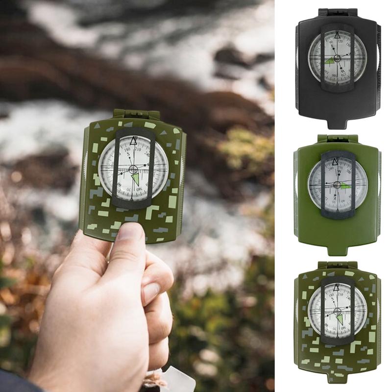 Waterproof High Precision Compass For Hiking, Mountaineering & Military Use Professional Outdoor Metal Sight green