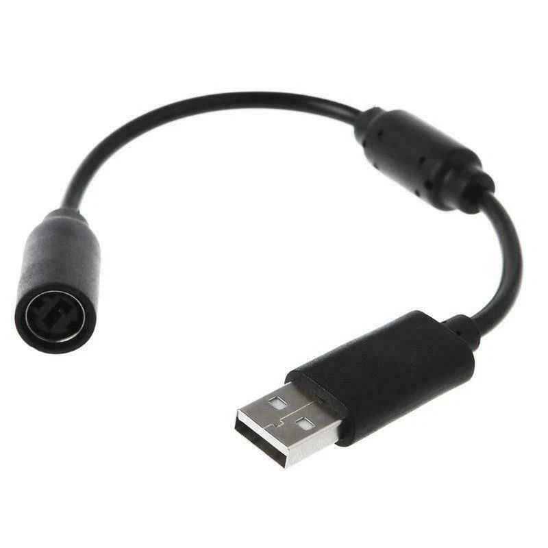 Breakaway Dongle Adapter For Xbox & PC Wired Controllers Fast & Reliable Connection gray