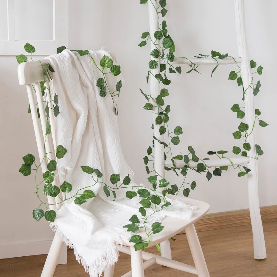 210cm Artificial Ivy Garland Hanging Vine Decor For Home, Wedding And Garden 4