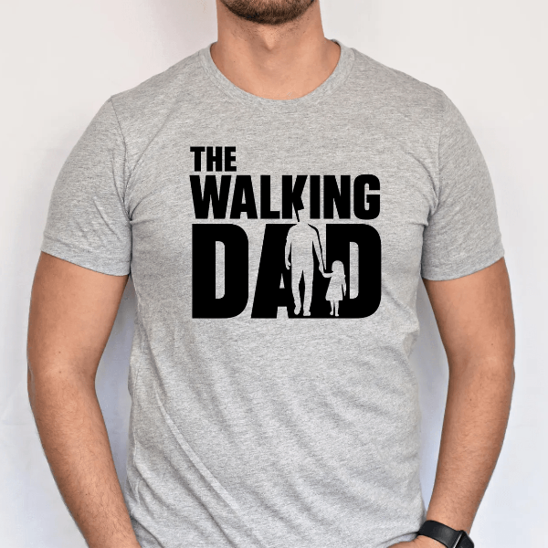 Walking Dad Shirt Funny Fathers Day Gift Matching Dad Daughter Tee black 2xl t Shirt